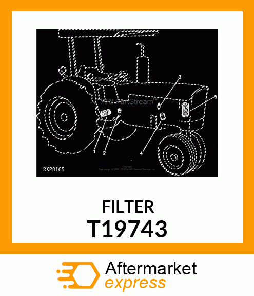 FILTER,GASOLINE FUEL T19743