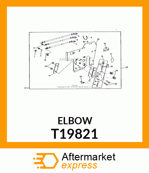 ELBOW ,90 DEGREES T19821