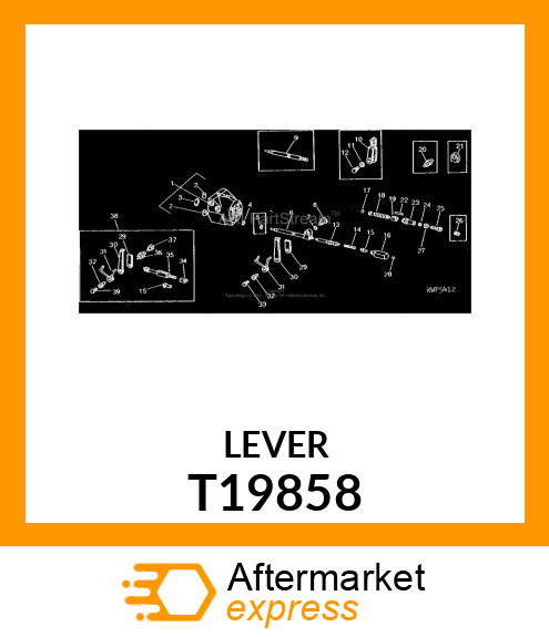 LEVER,ASSEMBLY THROTTLE T19858