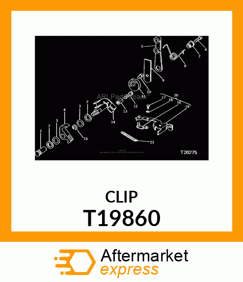 ARM,THROTTLE ADJ T19860