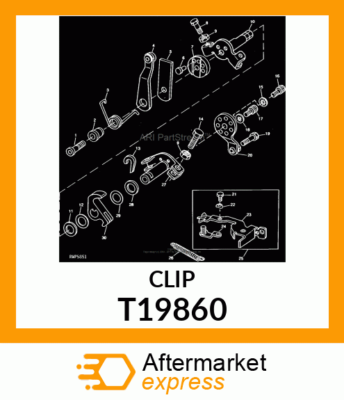 ARM,THROTTLE ADJ T19860