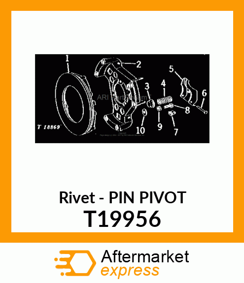 Rivet - PIN PIVOT T19956