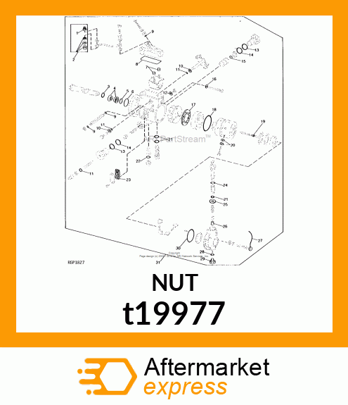 NUT,ELASTIC STOP TOP INSERT TYPE t19977