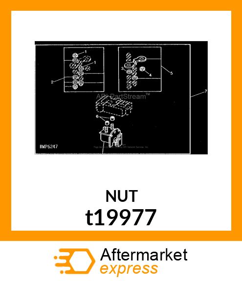 NUT,ELASTIC STOP TOP INSERT TYPE t19977