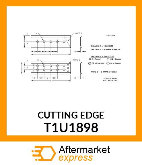 CUTTING EDGE T1U1898