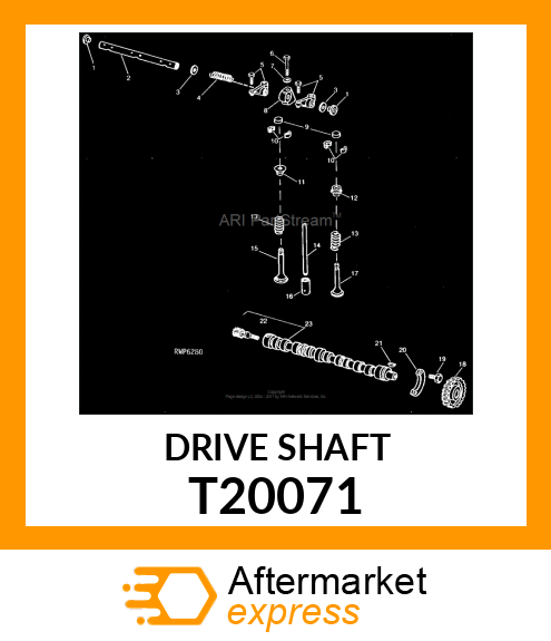 SHAFT,TACHOMETER DRIVE T20071