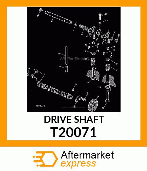 SHAFT,TACHOMETER DRIVE T20071