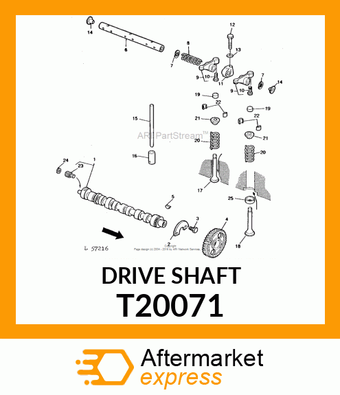 SHAFT,TACHOMETER DRIVE T20071