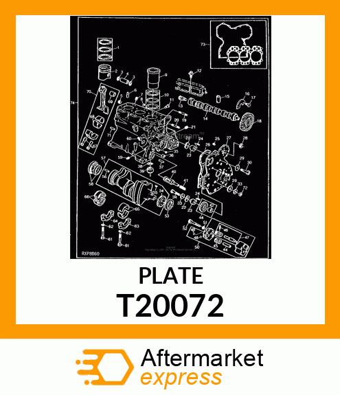 PLATE T20072