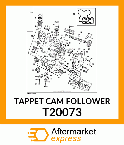 CAM FOLLOWER T20073