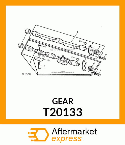 GEAR,BALANCER T20133