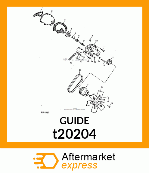 STRAP, ALTERNATOR ADJUSTING t20204