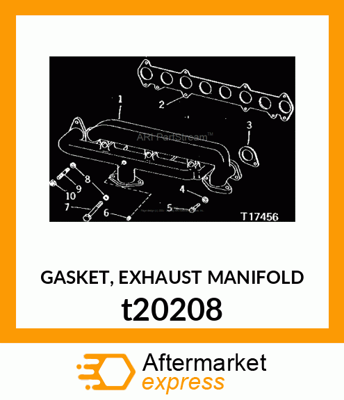 GASKET, EXHAUST MANIFOLD t20208