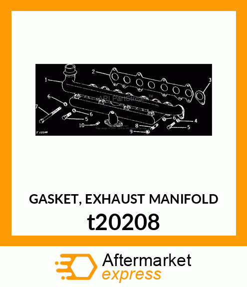 GASKET, EXHAUST MANIFOLD t20208