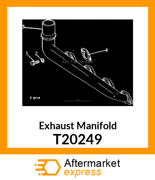 MANIFOLD,EXHAUST T20249