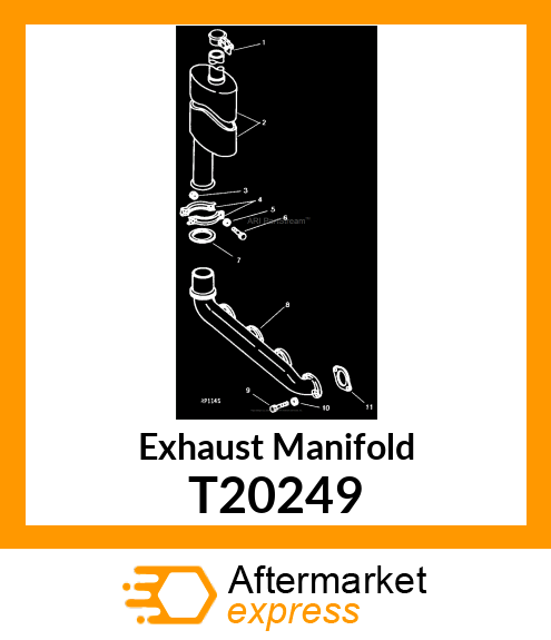 MANIFOLD,EXHAUST T20249