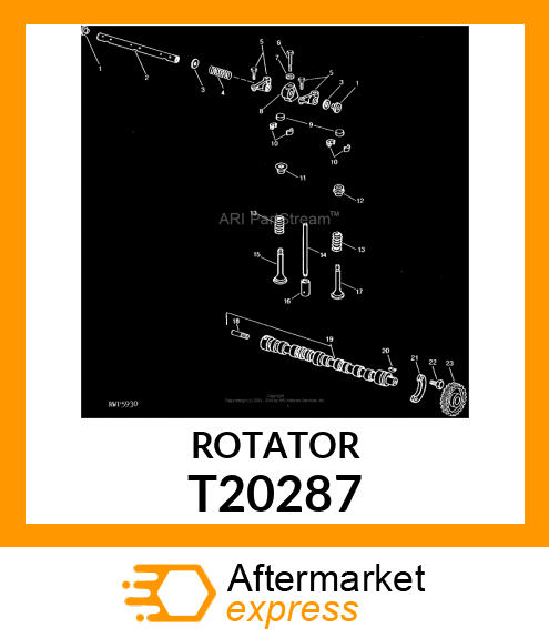 ROTATOR,VALVE T20287