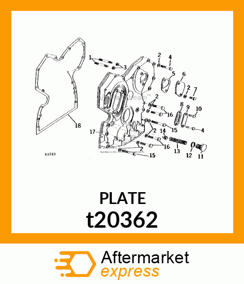 COVER,INJECTION PUMP GEAR t20362