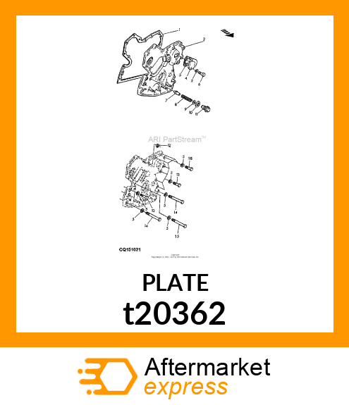 COVER,INJECTION PUMP GEAR t20362