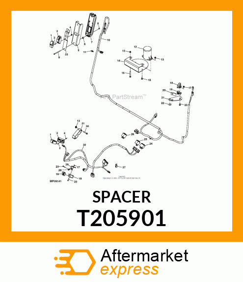 SPACER, ROUND T205901