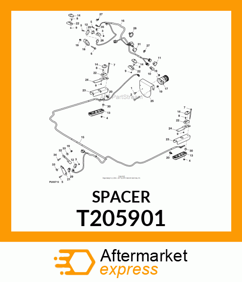 SPACER, ROUND T205901