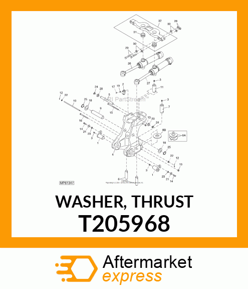 WASHER, THRUST T205968