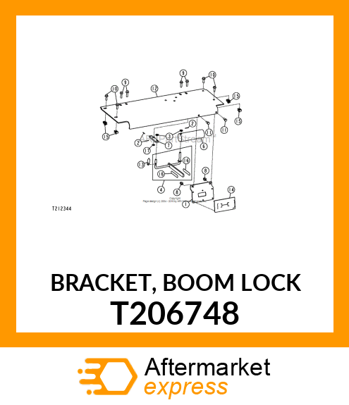 BRACKET, BOOM LOCK T206748