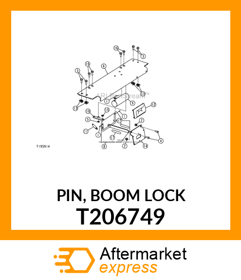 PIN, BOOM LOCK T206749