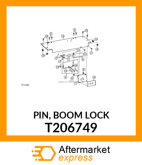 PIN, BOOM LOCK T206749