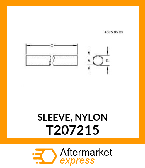 SLEEVE, NYLON T207215