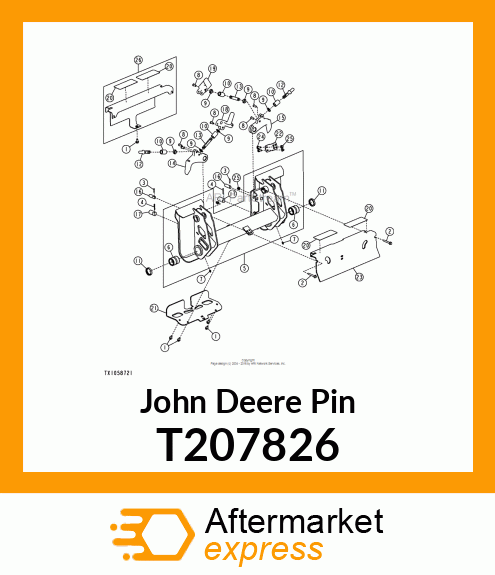 PIN, QT HANDLE LOWER PIVOT T207826