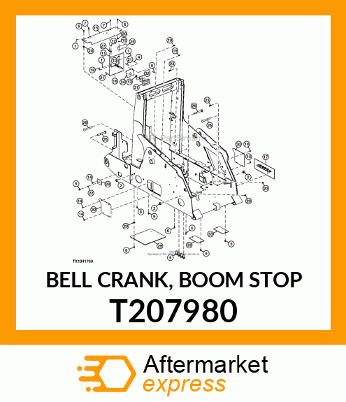 BELL CRANK, BOOM STOP T207980