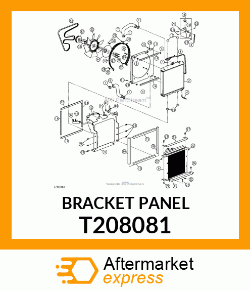 BRACKET PANEL T208081