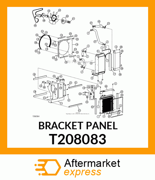 BRACKET PANEL T208083