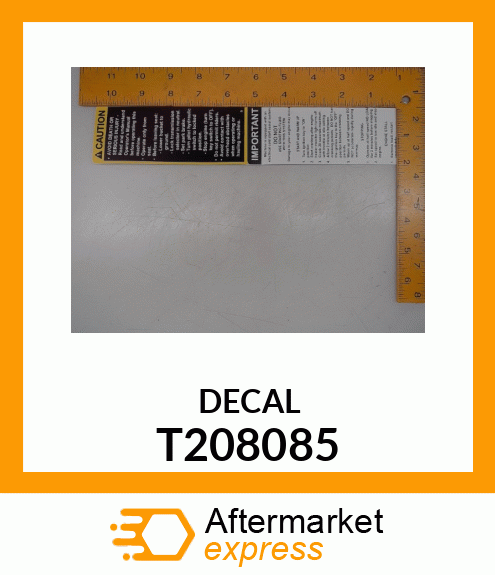 LABEL,CAUT/ELECT. ASSIST START/STOP T208085