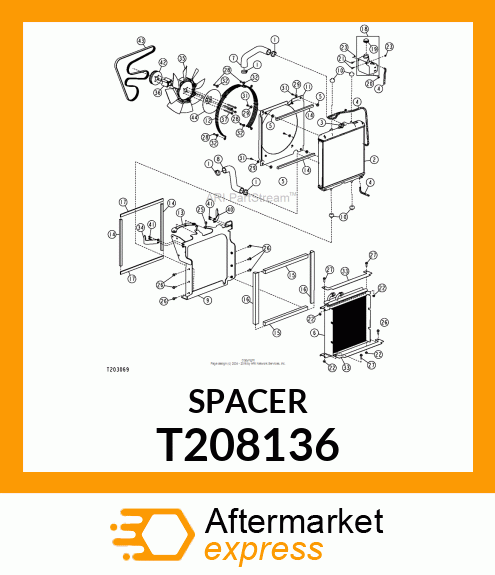 SPACER T208136