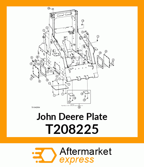 PLATE, OIL DRAIN COVER T208225