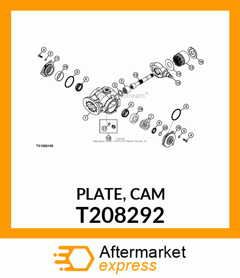 PLATE, CAM T208292