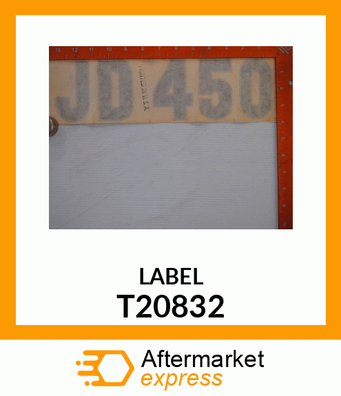 LABEL ,SERIES DESIGNATION T20832