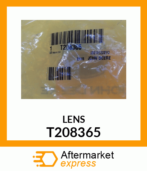 LENS, REAR MARKER LIGHT T208365