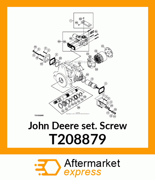 SCREW, SET T208879