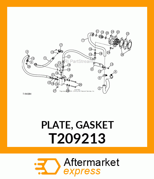 PLATE, GASKET T209213