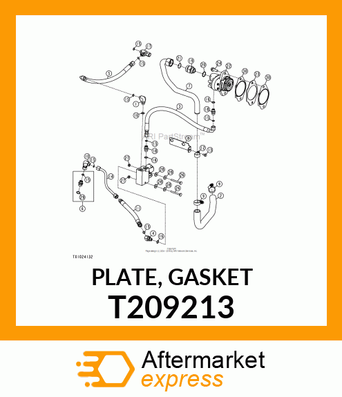 PLATE, GASKET T209213