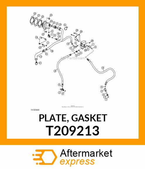 PLATE, GASKET T209213