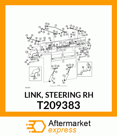 LINK, STEERING RH T209383