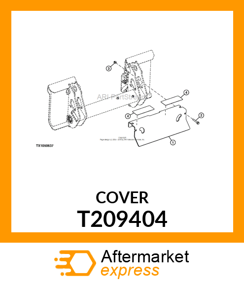 COVER, HYDRAULIC QUICK T209404