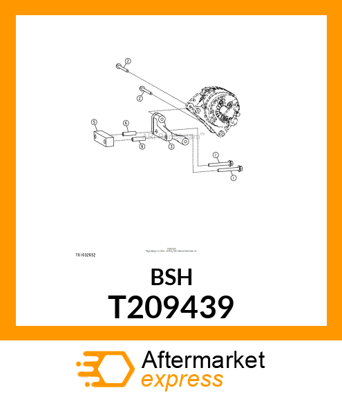 BUSHING ALT amp; ALT/COMP BRACKETS T209439