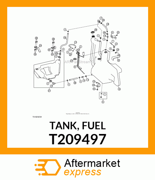 TANK, FUEL T209497