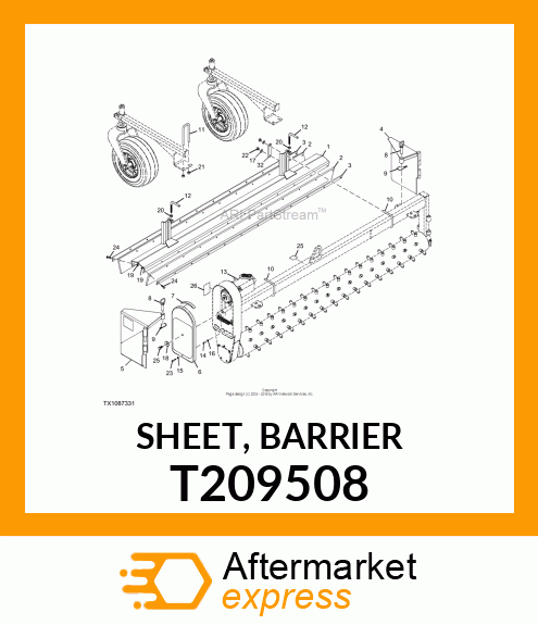 SHEET, BARRIER T209508