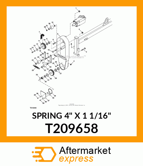 SPRING 4" X 1 1/16" T209658